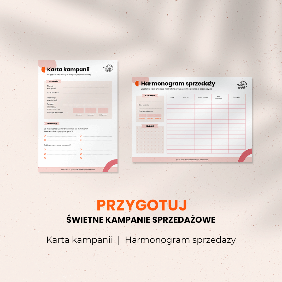 Mini e-book “50 pomysłów na treści promujące biznes na IG” + zestaw plannerów (wersja MAXI) - obrazek 6