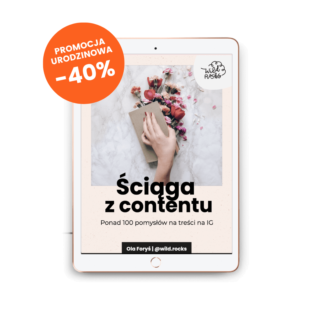 Mini e-book „Ściąga z contentu”
